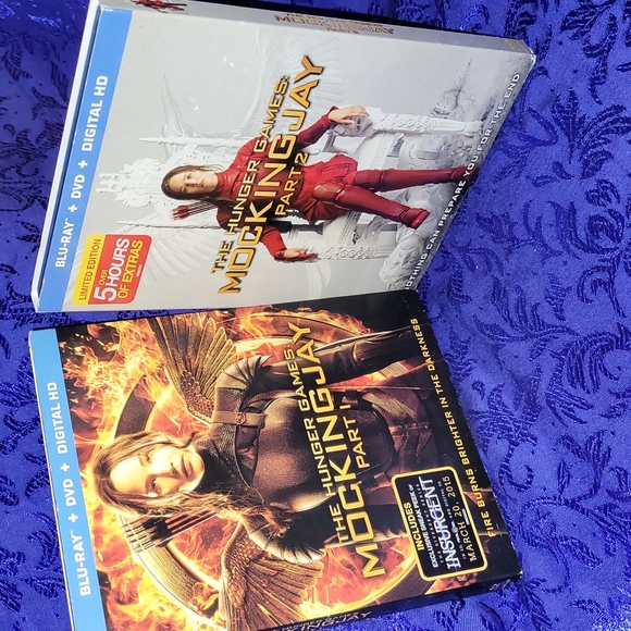 The Hunger Games: Mockingjay Part I & II DVD + Blu-ray Sets [Widescreen] - Picture 1 of 16